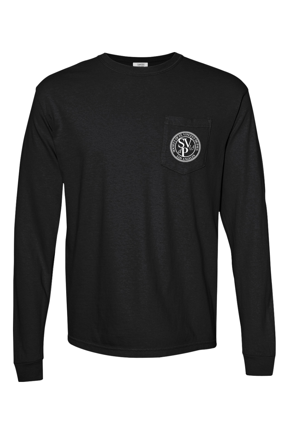 SVDPLA Comfort Colors Long Sleeve Pocket T-Shirt