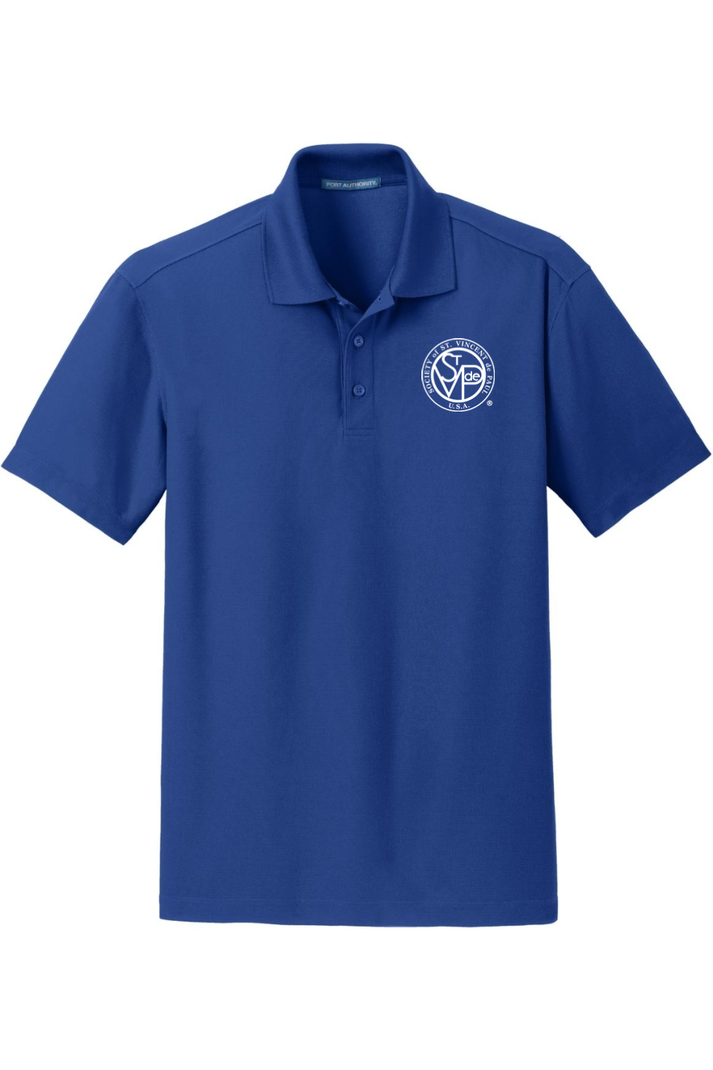 SVdP USA Logo Dry Zone Grid Polo