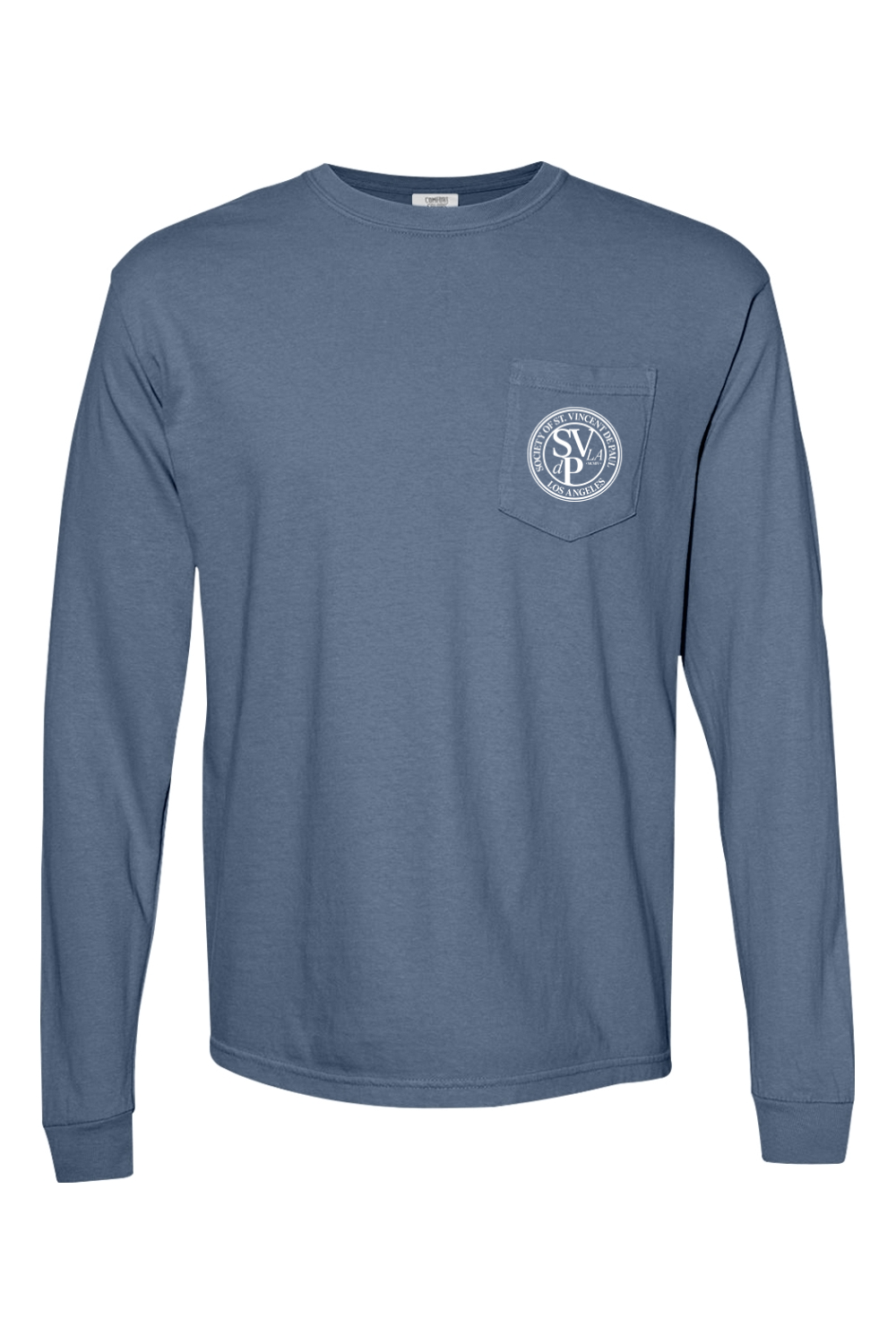SVDPLA Comfort Colors Long Sleeve Pocket T-Shirt