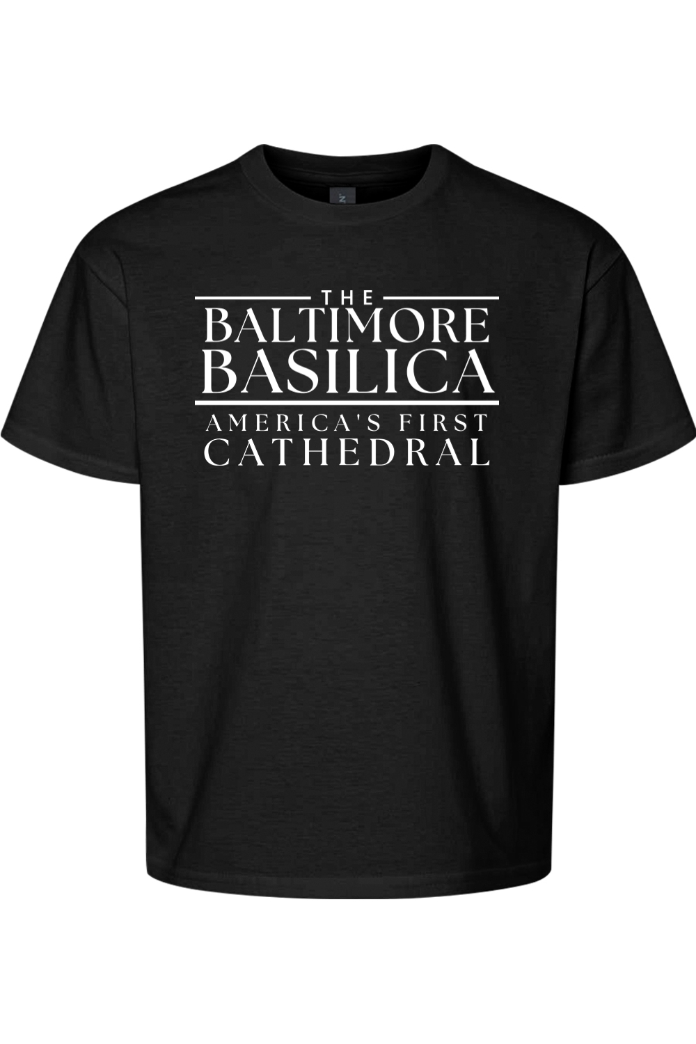 The Baltimore Basilica Youth - Words Logo - Black and White