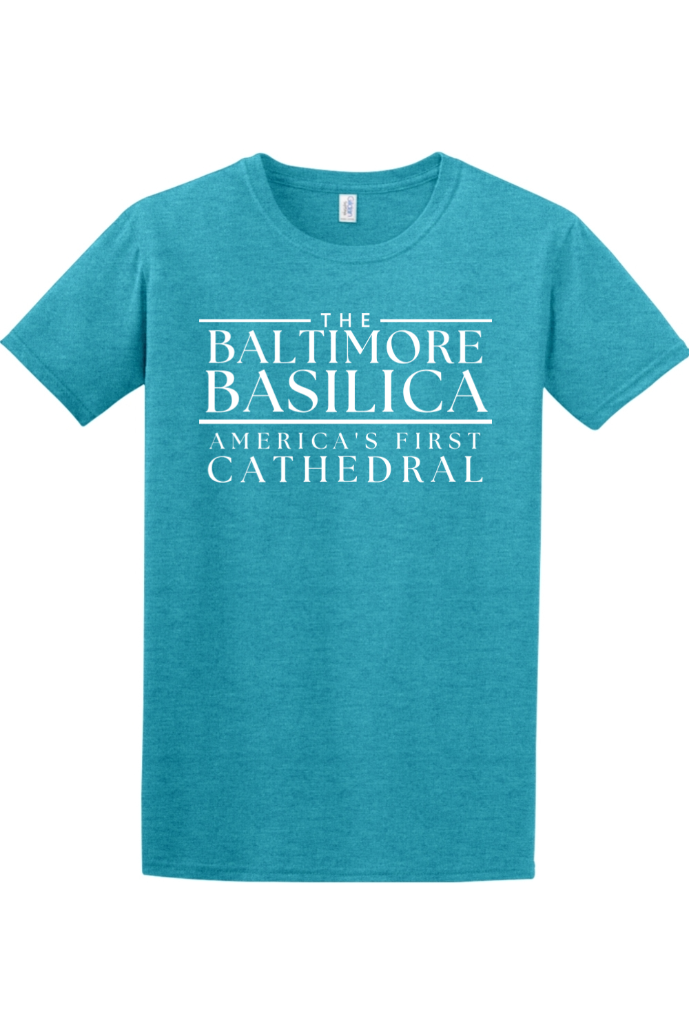 The Baltimore Basilica -  Words logo - Black and White