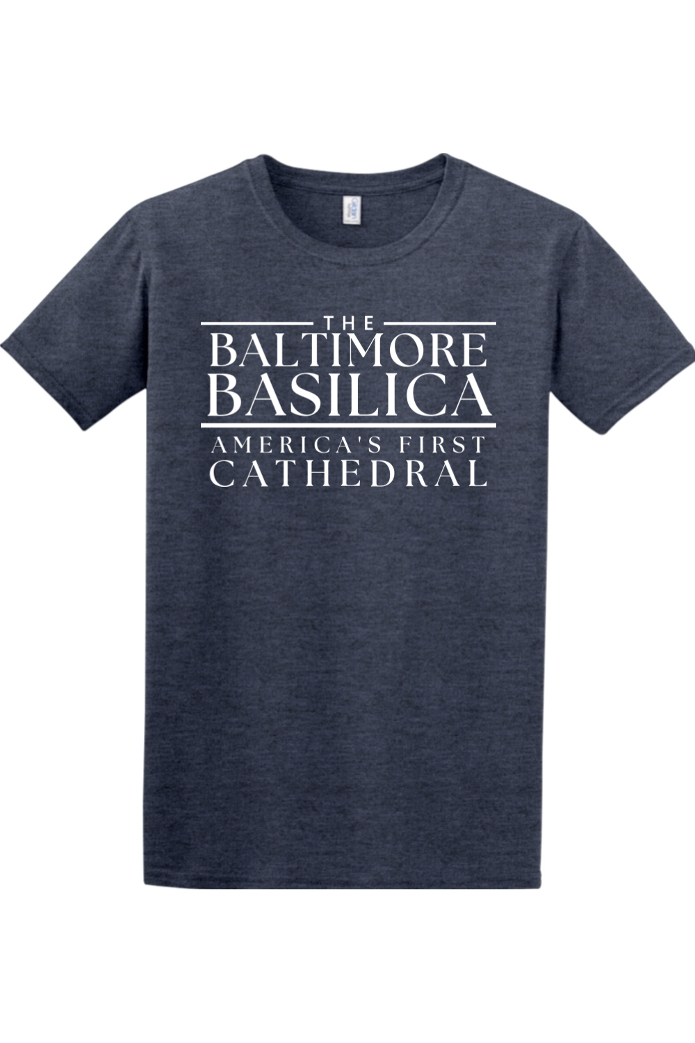 The Baltimore Basilica -  Words logo - Black and White