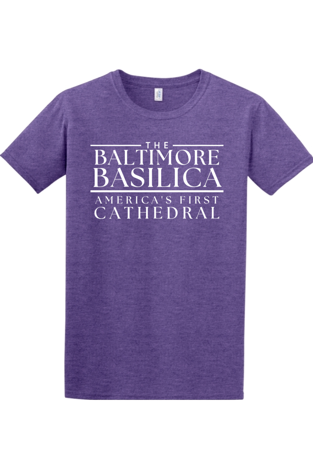 The Baltimore Basilica -  Words logo - Black and White