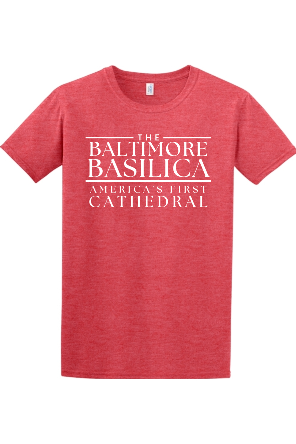 The Baltimore Basilica -  Words logo - Black and White