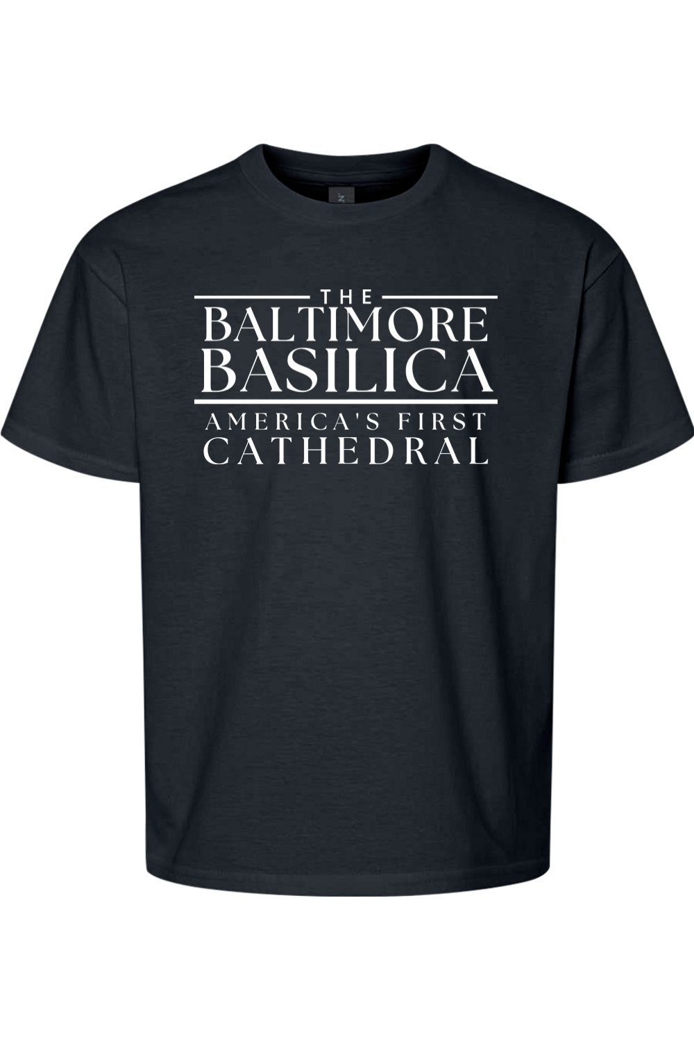 The Baltimore Basilica Youth - Words Logo - Black and White